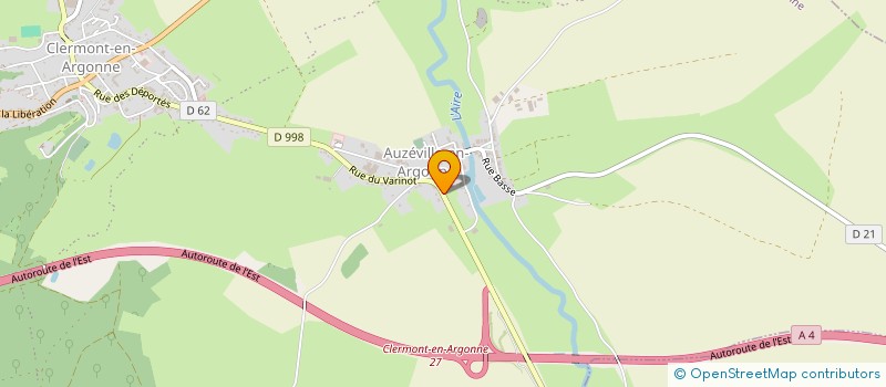 localisation de l'entreprise SARL DECHAMPS ET FILS à CLERMONT-EN-ARGONNE