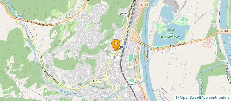 localisation de l'entreprise SARL DECLIC  LE TEIL