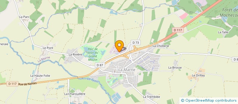 localisation de l'entreprise SARL DECLIC ELECTRICITE  LA LIMOUZINIERE