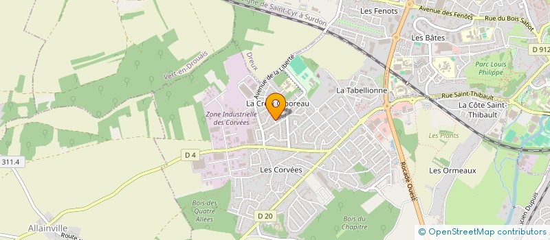 localisation de l'entreprise SARL DECO BATRE à VERNOUILLET