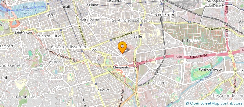 localisation de l'entreprise SARL DECO HABITAT à MARSEILLE
