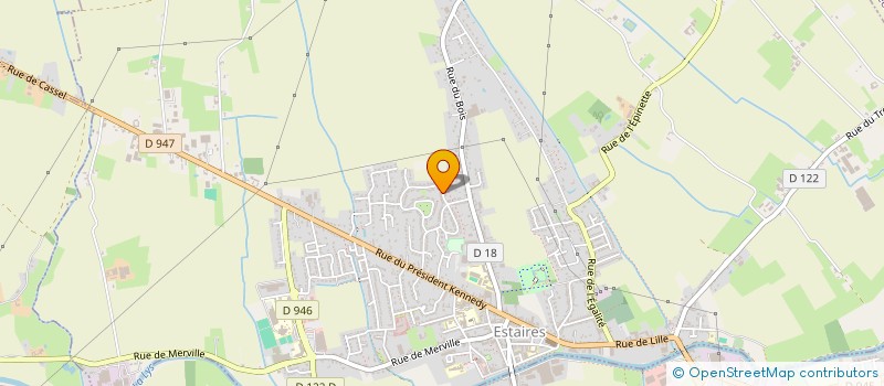 localisation de l'entreprise SARL DECO-PEINT  ESTAIRES