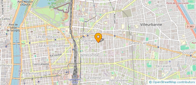 localisation de l'entreprise SARL DECO PLUS à VILLEURBANNE