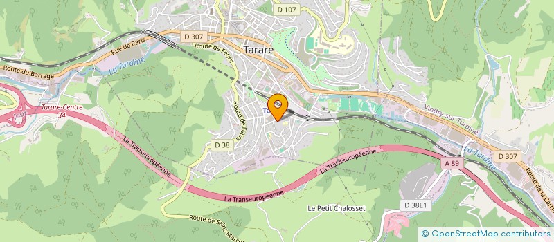 localisation de l'entreprise SARL DECO-RIDEX  TARARE