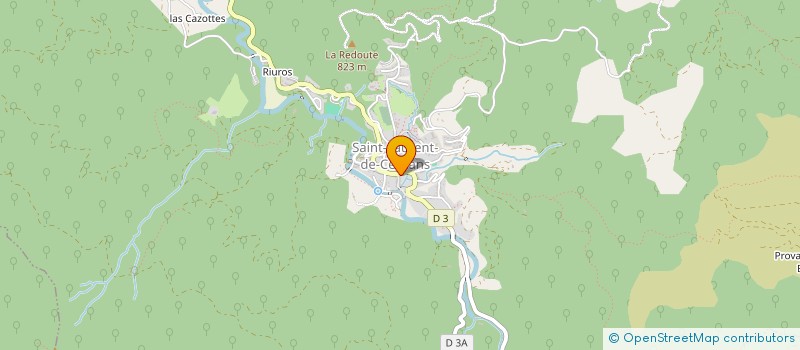 localisation de l'entreprise SARL DECO VERTE DESCOBERTA  ST LAURENT DE CERDANS