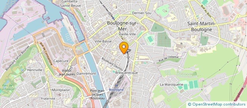 localisation de l'entreprise SARL DECOCUISINE  BOULOGNE-SUR-MER