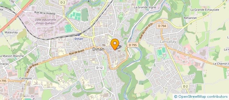 localisation de l'entreprise SARL DECOFEU à DINAN