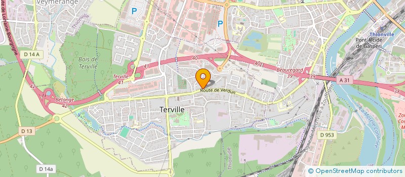 localisation de l'entreprise SARL DECOLOR  TERVILLE