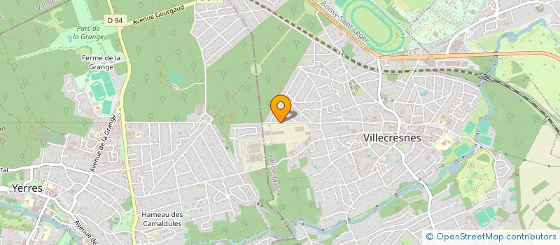 localisation de l'entreprise SARL DECOLUX  VILLECRESNES