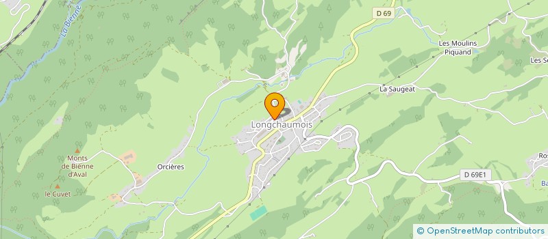 localisation de l'entreprise SARL DECOMEC  LONGCHAUMOIS