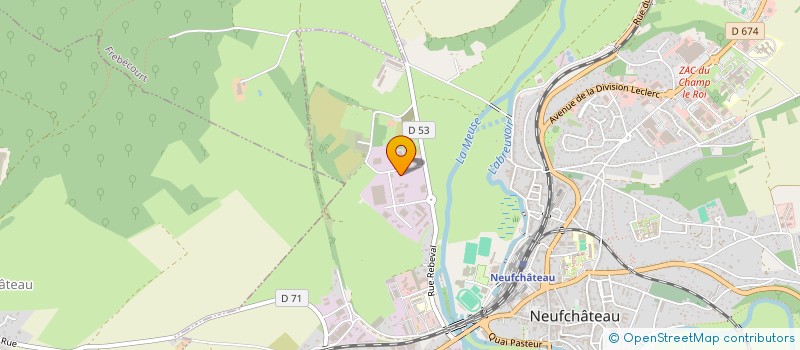 localisation de l'entreprise SARL DECOPLATRE à NEUFCHATEAU