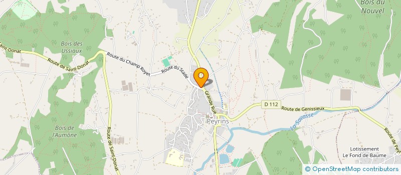 localisation de l'entreprise SARL DECOR HABITATION  PEYRINS