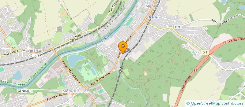 localisation de l'entreprise SARL DECOR HOME  MERIEL