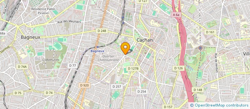 localisation de l'entreprise SARL DECORA  CACHAN