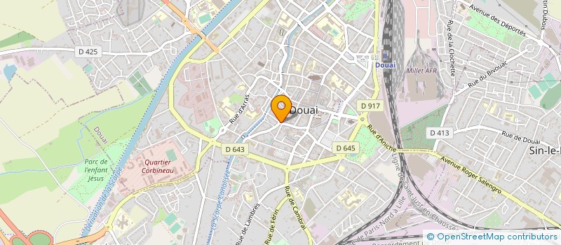 localisation de l'entreprise SARL DECORA à DOUAI