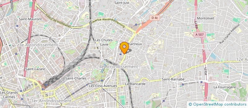 localisation de l'entreprise SARL DECORS ET LITERIE à MARSEILLE