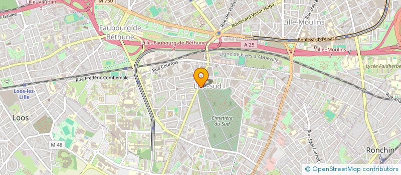 localisation de l'entreprise SARL DECROO FLEURS  LILLE