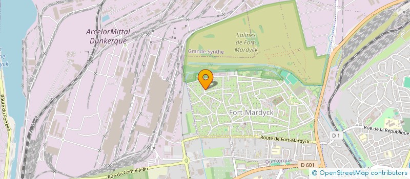 localisation de l'entreprise SARL DEDEIRE à DUNKERQUE