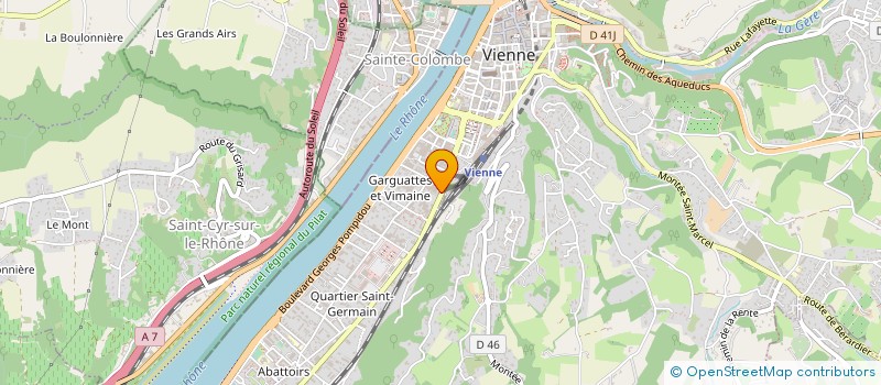 localisation de l'entreprise SARL DEFI à VIENNE