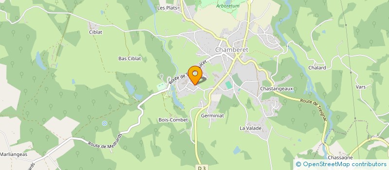 localisation de l'entreprise SARL DEFODIS  CHAMBERET