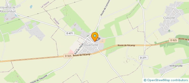 localisation de l'entreprise SARL DEFRESNE ET FILS à OUAINVILLE