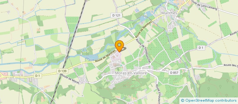 localisation de l'entreprise SARL DEGAND  MORAS-EN-VALLOIRE