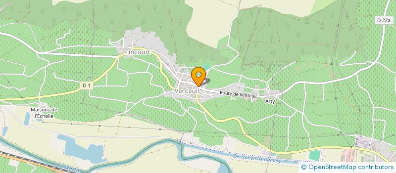 localisation de l'entreprise SARL DEGORGEMENT CHAMPENOIS à VENTEUIL