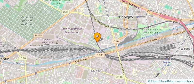 localisation de l'entreprise SARL DEGROOTE ET MUSSY à BOBIGNY