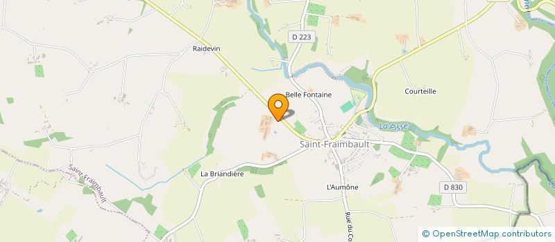 localisation de l'entreprise SARL DEGUSTONFOIN à SAINT-FRAIMBAULT