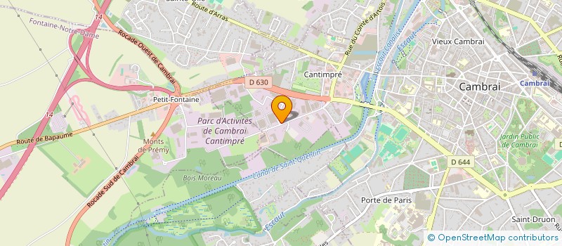 localisation de l'entreprise SARL DEHEE GABET à FONTAINE-NOTRE-DAME