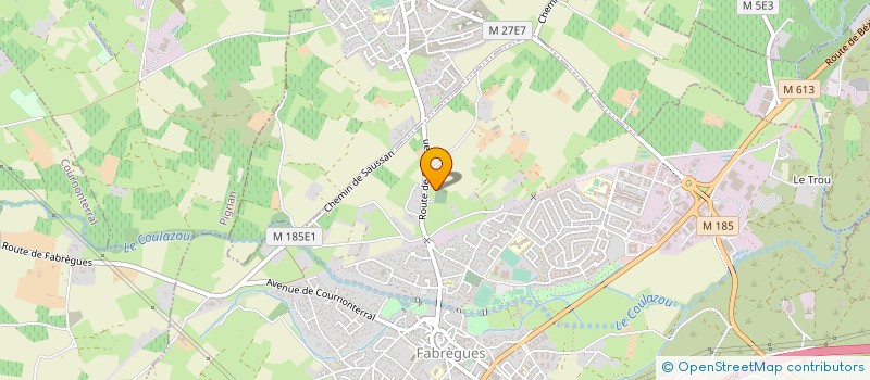 localisation de l'entreprise SARL DEHENRY à FABREGUES
