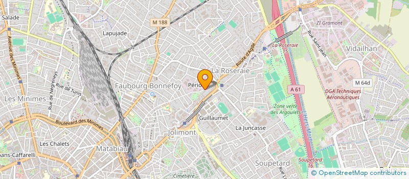 localisation de l'entreprise SARL DEHIA AURELIE à TOULOUSE