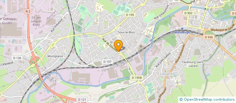 localisation de l'entreprise SARL DEKEYSER INDUSTRIES à MAUBEUGE