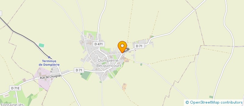 localisation de l'entreprise SARL DEL FABRO à DOMPIERRE-BECQUINCOURT