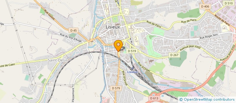 localisation de l'entreprise SARL DEL-IMMO  LISIEUX