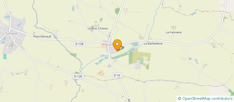 localisation de l'entreprise SARL DEL PIERRE  MARIGNE-PEUTON