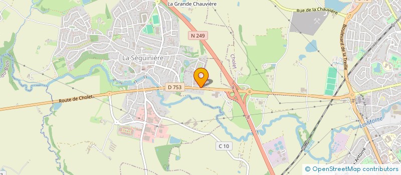 localisation de l'entreprise SARL DEL TRANSPORT à CHOLET