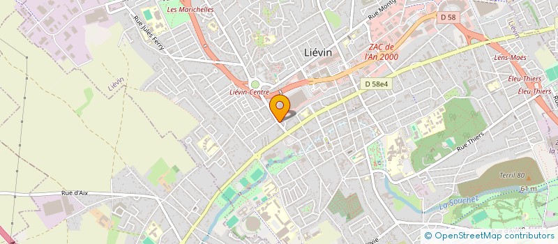 localisation de l'entreprise SARL DELABY DELETTRE  LIEVIN