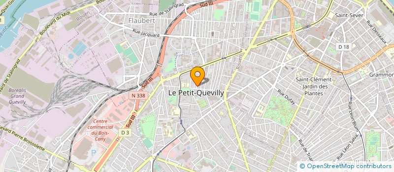 localisation de l'entreprise SARL DELACROIX à LE PETIT-QUEVILLY