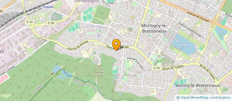 localisation de l'entreprise SARL DELACROIX à MONTIGNY-LE-BRETONNEUX