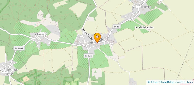 localisation de l'entreprise SARL DELAFAITE  MERFY