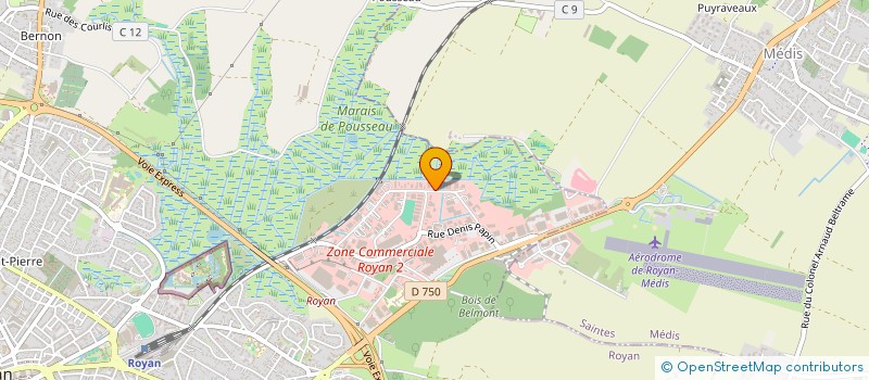 localisation de l'entreprise SARL DELAGE  ROYAN