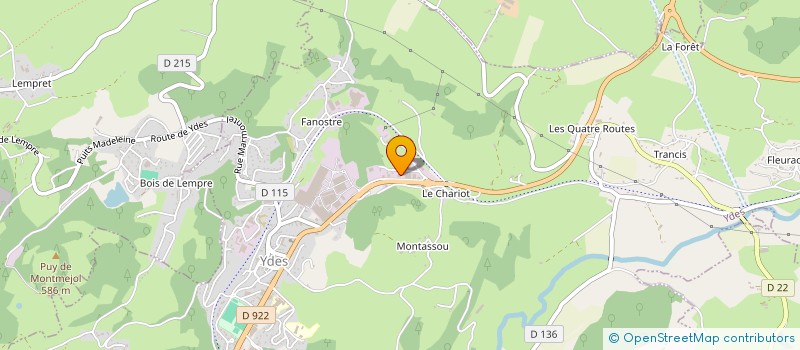 localisation de l'entreprise SARL DELAGE à YDES
