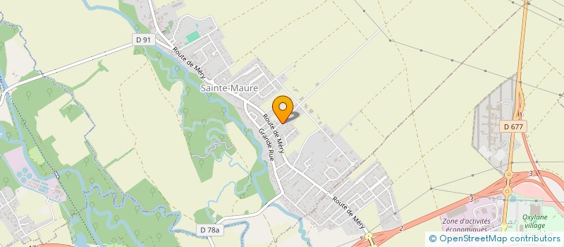 localisation de l'entreprise SARL DELAGNEAU  SAINTE-MAURE