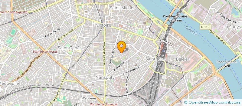 localisation de l'entreprise SARL DELAGRANGE à BORDEAUX