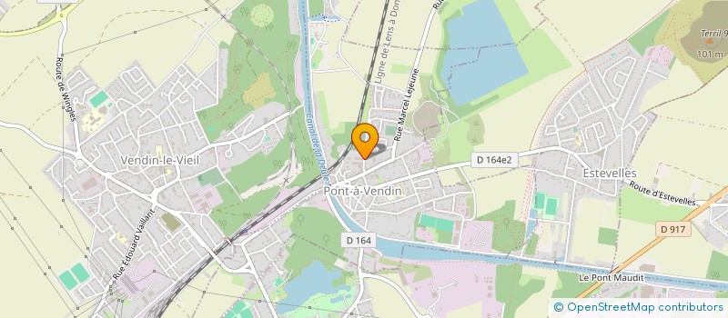 localisation de l'entreprise SARL DELAHAYE  PONT-A-VENDIN