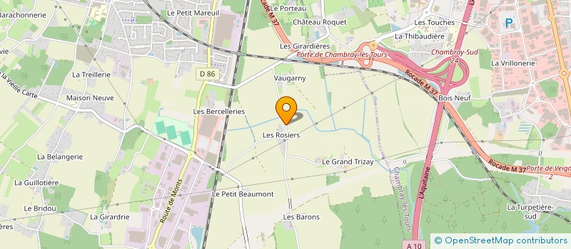 localisation de l'entreprise SARL DELAINE CHRISTOPHE à JOUE-LES-TOURS