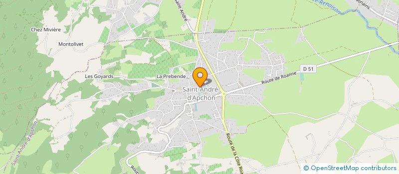 localisation de l'entreprise SARL DELAIRE ET FILLE à SAINT ANDRE D'APCHON