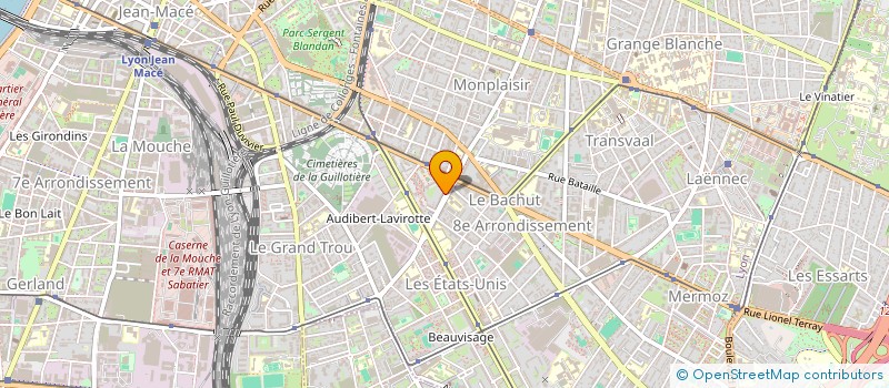 localisation de l'entreprise SARL DELAN  LYON