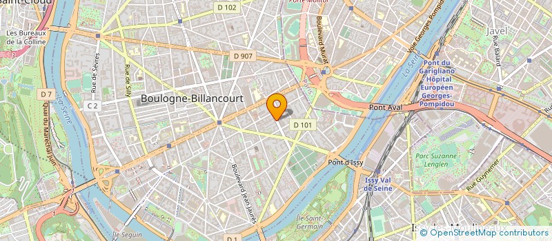 localisation de l'entreprise SARL DELANGE à BOULOGNE-BILLANCOURT